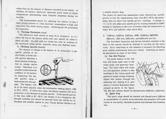 Toyota Land Cruiser 1960 Owner's Manual